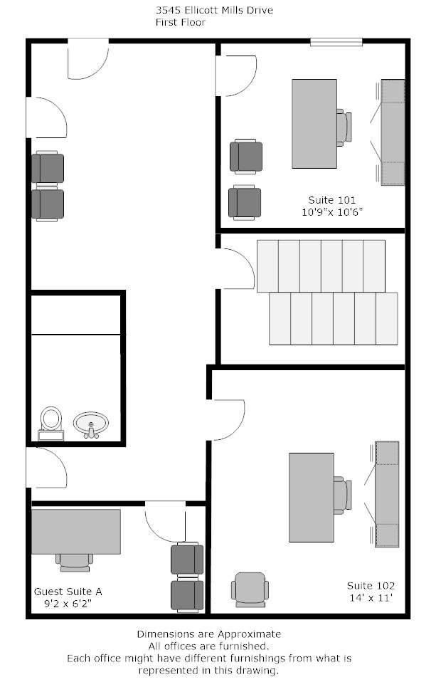 Floor Plans Executive Office Suites of Ellicott City